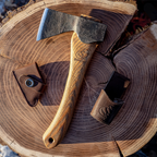 Bushcraft Carving Hatchet – Compact Multi-Purpose Steel Axe for Camping & Woodworking – AX1