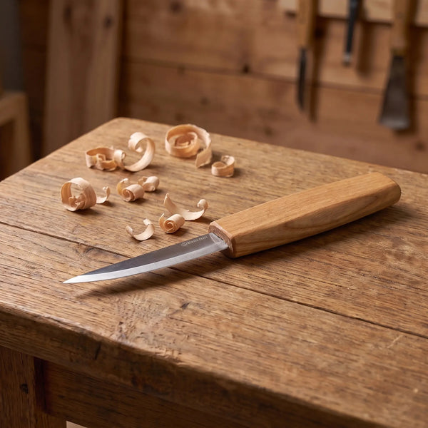 Sloyd Carving Knife – Long Blade, Compact Handle