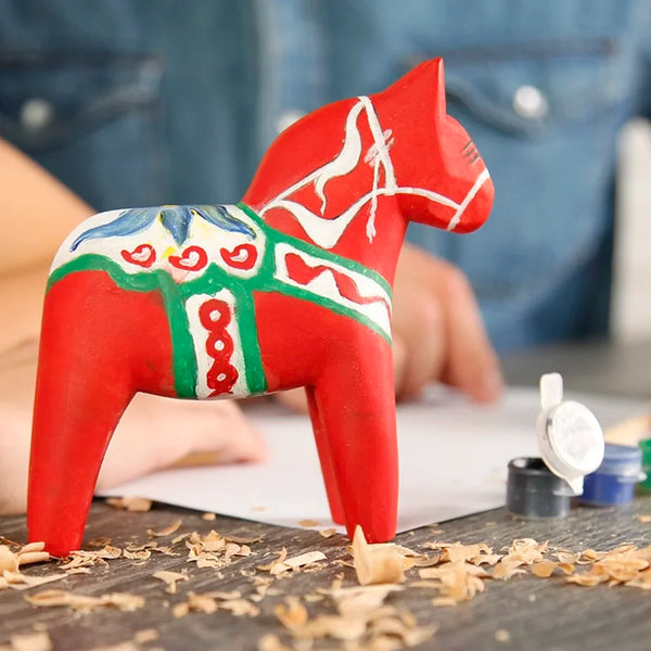 Dala Horse Carving Kit – Complete Starter Whittling Kit for Beginners, Kids & Adults – DIY02