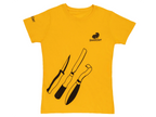 BeaverCraft Damen-T-Shirt (Gelb)