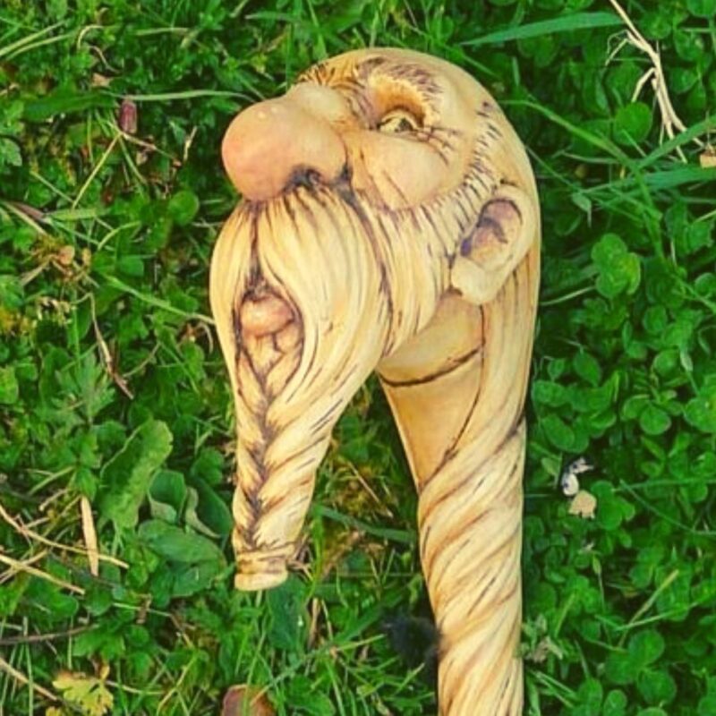 Carving a walking stick - Step by Step guide for branch carving | BC Series #19