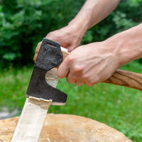 Bushcraft Hatchet – Compact Long-Bearded Axe for Carving & Camping – AX6