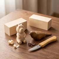 Bird & Bear Carving Kit Bundle