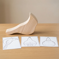 Cardinal Bird Carving Blank for Wood Carving – Pre-Cut Basswood – BIRD_CARDINAL
