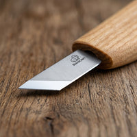 Chip Carving Knife C12 – Skew Blade, Deep Cuts