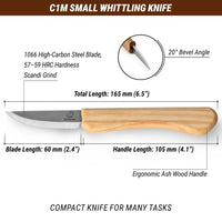 Sloyd Carving Knife C1M – Compact