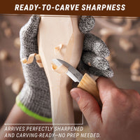 Wood Carving Bench Knife – Carving Knife for Fine Woodworking – C2