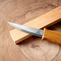 Sloyd Whittling Knife – Long Blade Wood Carving Knife for Roughing & Shaping Wood – C4