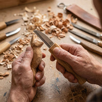 Bench Carving Knife C5 – 50 mm Blade, Beginner-Friendly