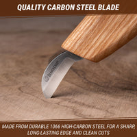 Chip Carving Knife C6 – Skewed Blade for Details