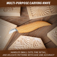 Chip Carving Knife C6 – Skewed Blade for Details