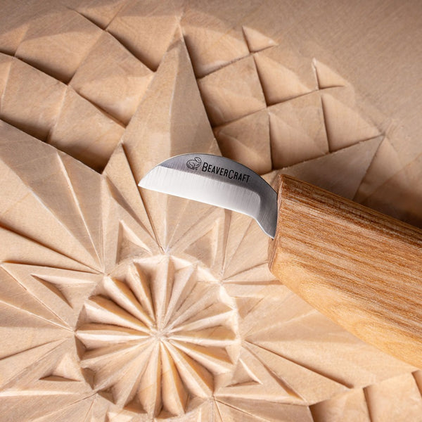 Chip Carving Knife C6 – Skewed Blade for Details