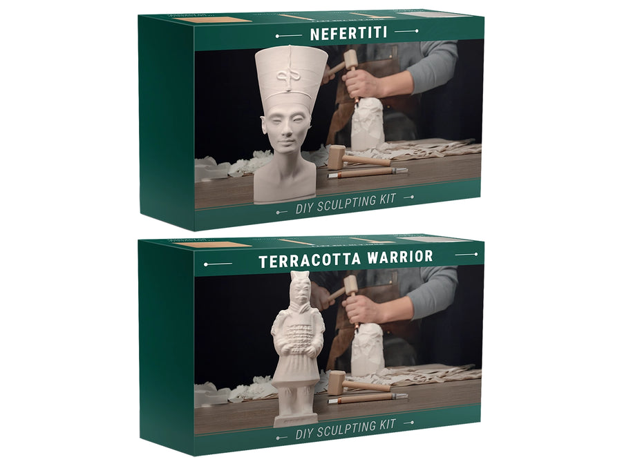 Sculpt & Discover – Nefertiti & Terracotta Warrior Relic Bundle