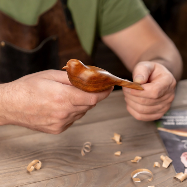 Comfort Bird Carving Kit – Complete Starter Whittling Kit for Beginners, Kids & Adults – DIY01
