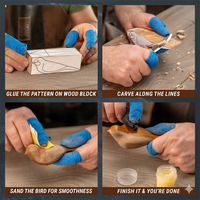Comfort Bird Kit  – DIY Carving Kit  with Safety Gloves in size S