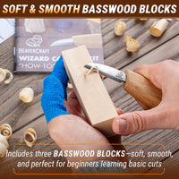 Wizard Carving Kit – Complete Starter Whittling Kit for Beginners, Kids & Adults – DIY03