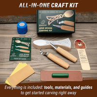Celtic Spoon Carving Kit – Complete Starter Spoon Carving Kit – DIY04