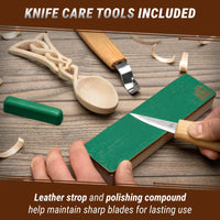 Celtic Spoon Carving Kit – Complete Starter Spoon Carving Kit – DIY04