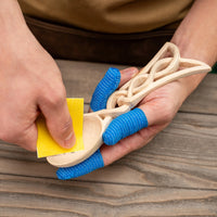 Celtic Spoon Carving Kit – DIY Carving Kit with Safety Gloves in size S