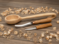 Sauna Ladle Carving Kit – Complete Sauna Spoon Carving Kit – DIY11