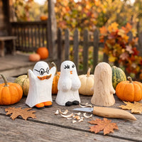 Ghosts Wood Carving Kit – Complete Whittling Kit for Beginners, Kids & Adults