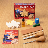 Maple Leaf Carving Kit – Complete Relief Carving Kit for Beginners, Kids & Adults