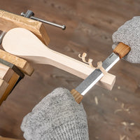 Drawknife for Woodworking – Carbon Steel Knife with Leather Sheath – DK2S