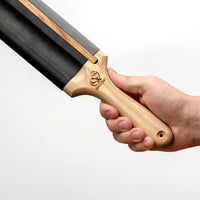Leather Paddle Strop for Hook Knives & Gouges – Double-Sided Leather Strop with Polishing Compound – LS5P1