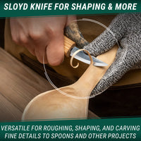 2-Piece Starter Spoon Carving Set – Mini Wood Carving Knife Set for Beginners – S01