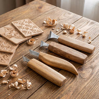 Chip Carving Knives Set in a Book Case - S05 Book