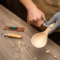 3-Piece Spoon Carving Tool Set – Complete Spoon, Bowl & Kuksa Carving Set in Tool Roll – S38