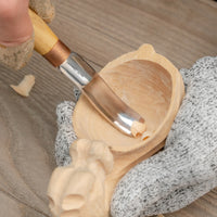 3-Piece Spoon Carving Tool Set – Complete Spoon, Bowl & Kuksa Carving Set in Tool Roll – S38