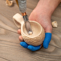 3-Piece Spoon Carving Tool Set – Complete Spoon, Bowl & Kuksa Carving Set in Tool Roll – S38