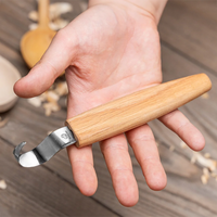 Spoon Carving Knife (25 mm) with Oak Handle - SK1 Oak