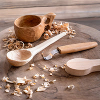 Spoon Carving Knife (25 mm) with Oak Handle - SK1 Oak