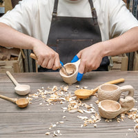 Spoon Carving Knife (25 mm) with Oak Handle - SK1 Oak