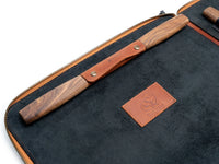 Leather Tool Storage Bag – 8-Slot Leather Tool Organizer with Outer Pocket – TR9X