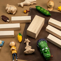 7-Piece Basswood Carving Block Set for Wood Carving