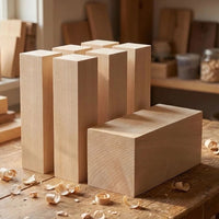 7-Piece Basswood Carving Block Set for Wood Carving