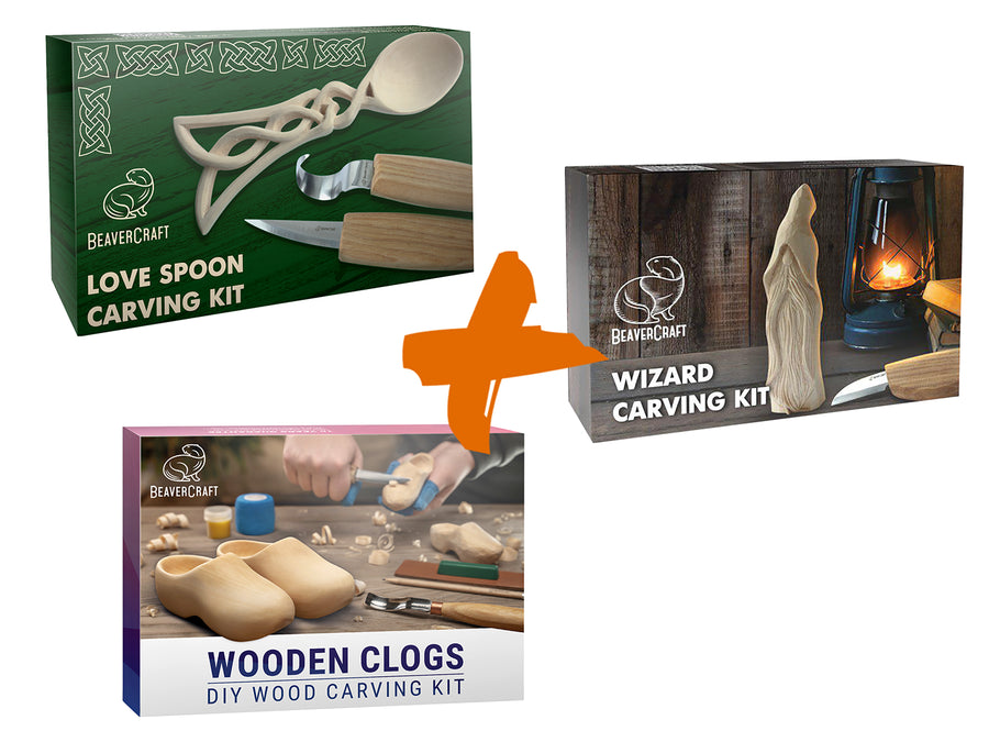 Legends & Folk Craft Bundle – Wizard, Love Spoon & Clogs