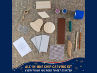 Christmas Ornaments Carving Kit – Complete Starter Chip Carving Kit for Beginners & Kids – DIY_Christmas