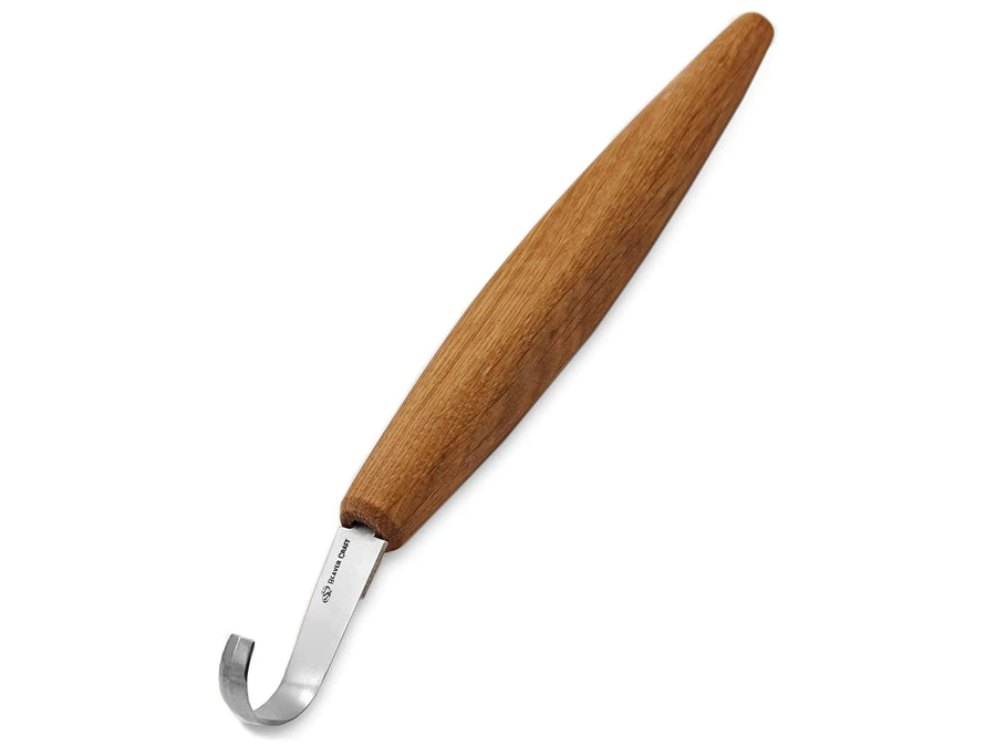 Spoon Carving Knife with Oak Handle – Double Bevel Hook Knife – 25 mm – SK5