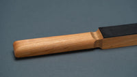 Compact Leather Paddle Strop for Knife Sharpening – One-Sided Leather Strop with Polishing Compound – LS8P1
