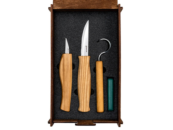 Spoon Carving Set In a Box (Left-handed) - S13LBOX