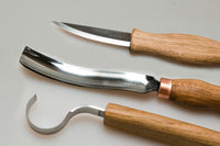 Left-Handed 3-Piece Spoon Carving Tool Set – Wood Carving Set for Spoon, Bowl & Kuksa – S14L
